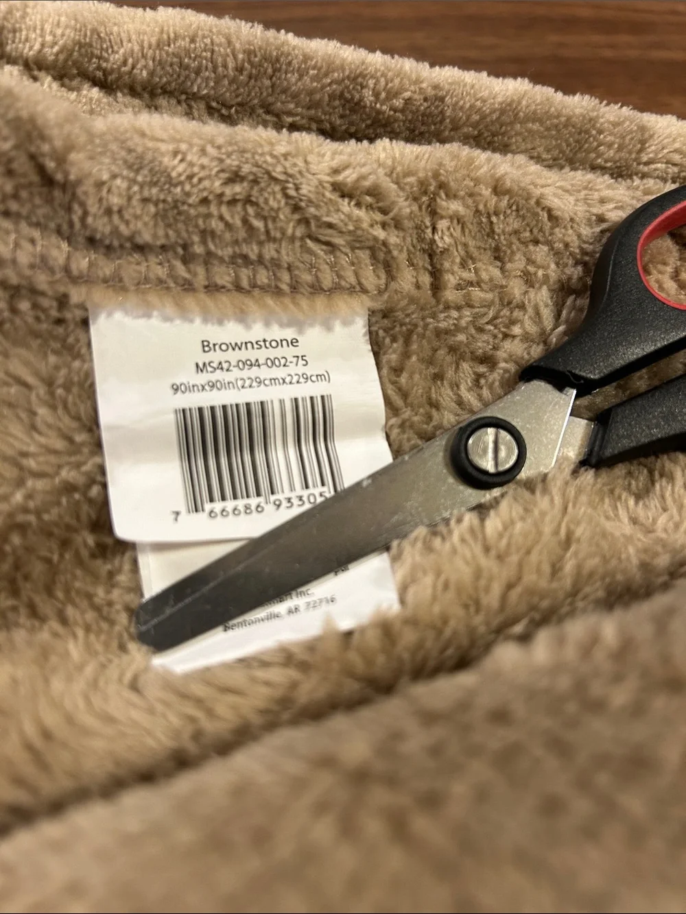 Plush Microfiber Throw Blanket - Taupe